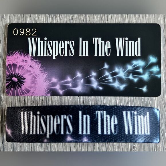 ZOX "WHISPERS IN THE WIND" #982 Remembrance Memorial Collectible Med wristband - Picture 2 of 3